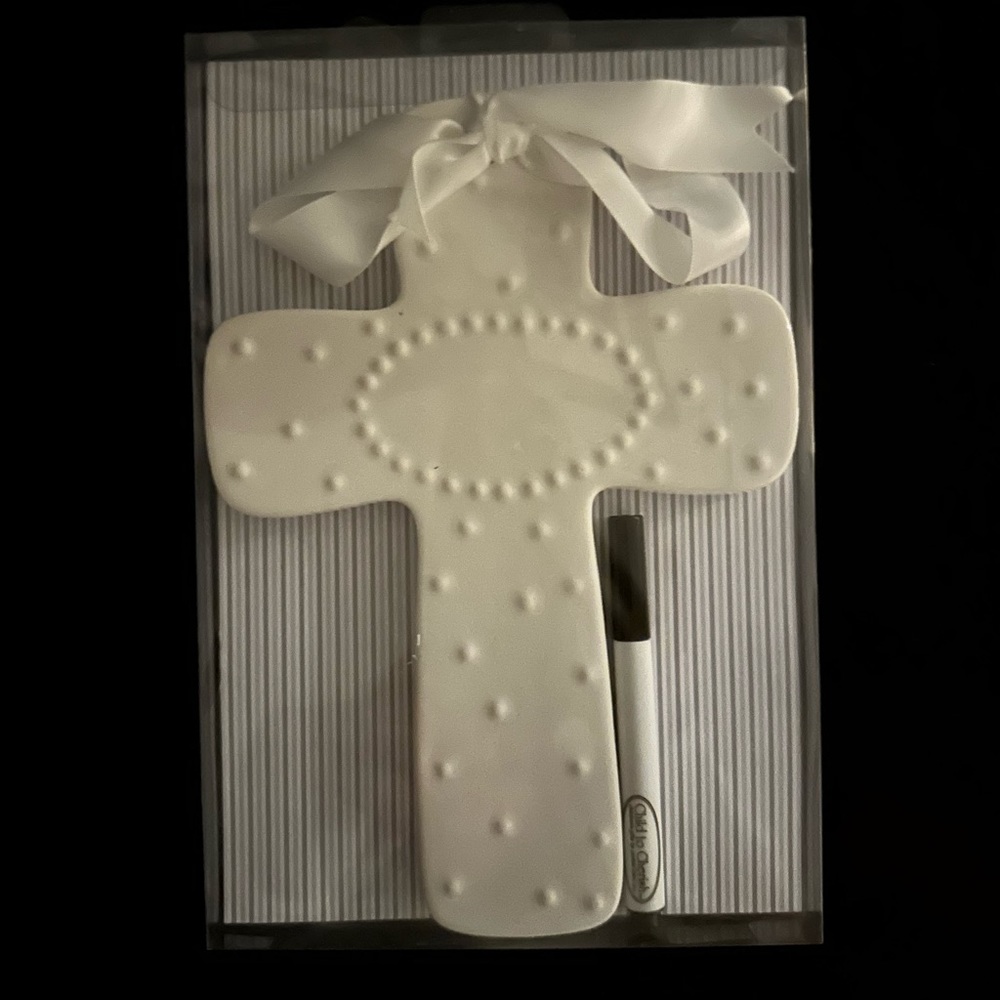 Ceramic Cross with Marker for Customization